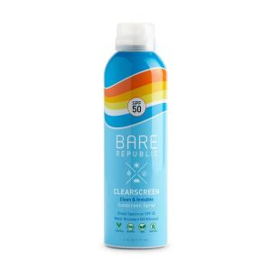 Bare Republic Clearscreen® SPF 50 Sunscreen Body Spray, Coco Mango, 6 fl oz"