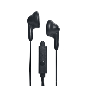 Magnavox MHP4820M-BK Gummy Earbuds with Microphone in Black