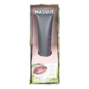 LIQUE - Cosmetics Lip Mask for Dry, Cracked Lips, Ultra-Hydrating with a Hint of Color,  Coconut Scent 0.5 Oz."