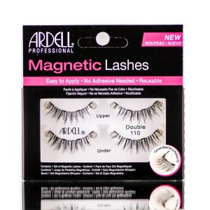 Ardell Double Magnetic False Eyelashes, Fake Eyelashes, 110 Black, 2 pairs"