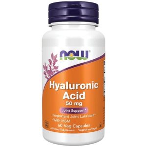 NOW Foods Hyaluronic Acid 50 mg 60 Veg Caps