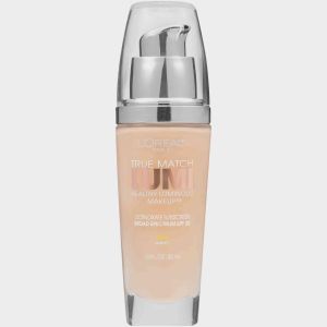 L'Oreal Paris True Match Lumi Healthy Luminous Makeup SPF 19, W1-2 Porcelain/Light Ivory, 1 fl. oz."