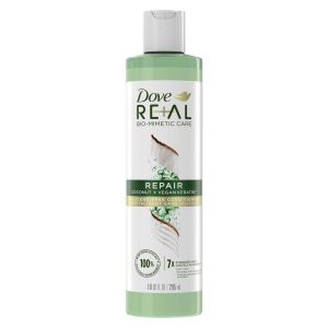 Dove Real Bio-Mimetic Care Daily Conditioner with Vegan Keratin, Coconut, 10 fl oz"