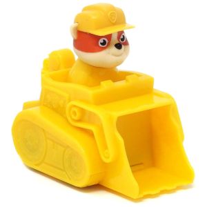 Paw Patrol Rescue Racer Rubble in Construction Vehicle Figure [Figure Does Not Come Out!, Version 2]"