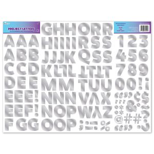 Royal Brites Holographic Gold Foil Project Letters & Numbers Stickers, 2 in, 115 CT"