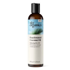 Sky Organics Fractionated Coconut Oil to Moisturize Face and Body, 8 fl oz"