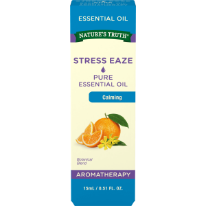 Stress Relief Essential Oil | 15 mL / .51 Fluid Ounce | Stress Eaze Calming Aromatherapy | by Nature's Truth