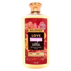 Beloved Love & Energize Vegan Shower Gel & Bath Foam 12 oz