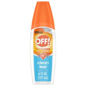 OFF! FamilyCare Insect Repellent II, Clean Feel Pump Bug Spray with Picaridin, 6 oz"