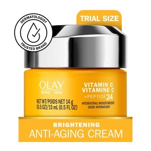 Olay Skincare Regenerist Vitamin C+ Peptide 24 Facial Moisturizer, Face Cream All Dull Skin, 0.5 oz"