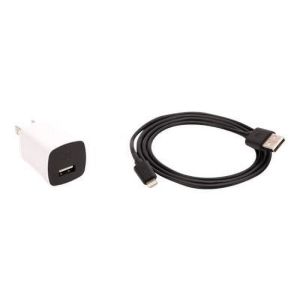 Griffin PowerBlock - Power adapter - 12 Watt (USB) - on cable: Lightning - black, white"