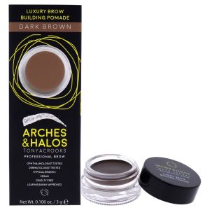 Arches & Halos Luxury Brow Building Pomade Dark Brown- 0.106oz