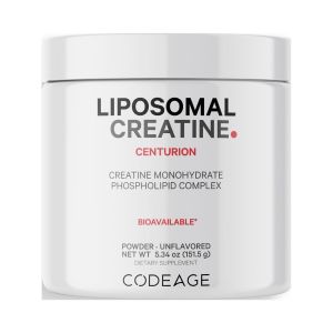 Codeage Liposomal Creatine Monohydrate Powder Supplement, Unflavored, 1-Month Supply, 30 Servings"