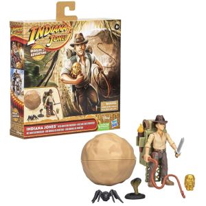 Disney Indiana Jones Worlds of Adventure Action Figure Indiana with Backpack New