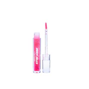 Blossom Juicy Jelly Moisturizing Lip Care Fruit Flavored Nourishing Lip Oil with Doe Foot Wand Applicator, 0.09 fl oz, Strawberry"