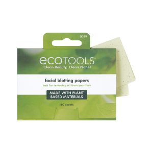 EcoTools Natural Oil Absorbing Facial Blotting Papers, Plant-Based Materials, Makeup Friendly, Removes Excess Oil, Travel Sized, Easy To Use, Perfect For Oily & Shiny Skin, 200 Sheet Count"