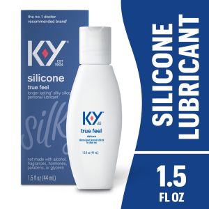 K-Y True Feel Personal Lube, Premium Silicone Lubricant For Couples and Sexual Wellness,1.5 fl oz"