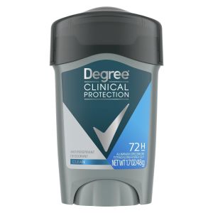 Degree Clinical Protection Long Lasting Men's Antiperspirant Deodorant Stick, Clean, 1.7 oz"