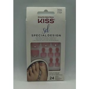 Kiss + Impress Press on Nails + Toe Nails Variation