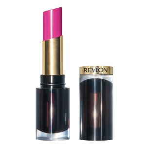 Revlon Super Lustrous Glass Shine Lipstick, Moisturizing Lipstick with Aloe - Fuchsia Gleam"