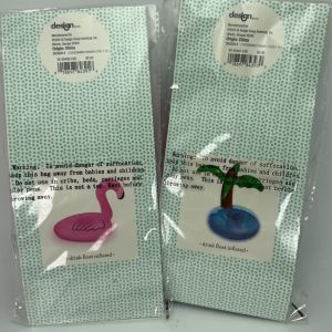 Palm Tree Floating Drink Holder - Set of 2