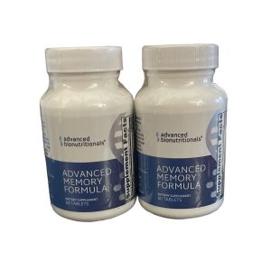 Advanced Bionutritionals Advanced Memory Formula Brain Health Pack of 2 Exp 8/25