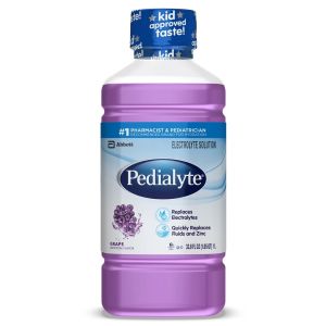 Pedialyte Electrolyte Solution, Hydration Drink, Grape, 1 Liter"