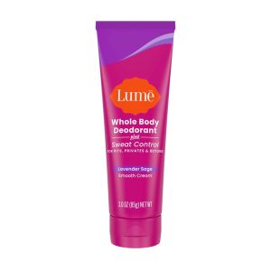 Lume Whole Body Deodorant - Plus Sweat Control - Smooth Cream - 3.0 ounce (Lavender Sage)