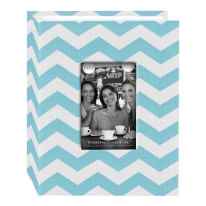 Pioneer Photo Albums Chevron Fabric Album, 5.375" X 6.75", Holds 100 4x6 Photos, Assorted Colors | CVS