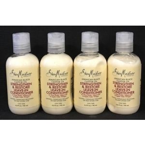 SheaMoisture Jamaican Black Castor Oil Strengthen & Growth Leave-in Conditioner Travel Size - 3.2 Fl Oz