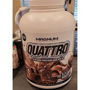 Magnum Nutraceuticals Quattro Chocolate Love Lactose-Free Protein Powder for Men & Women (4 lbs.)