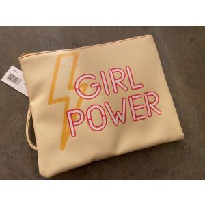 Conair Girl Power Make up Pouch Clutch Bag Wristlet, Sophia Joy