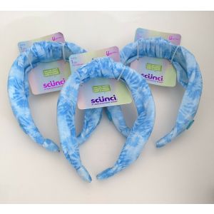 Scunci U Got This Blue Tie Dye Headband 3 Pack #34753