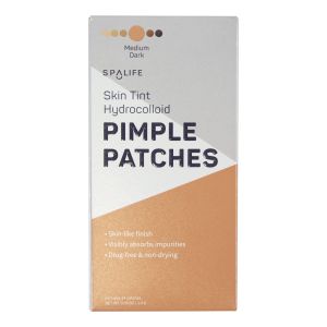 Spalife Skin Tint Hydrocolloid Pimple Patches Dark Shade 14 Ct Ea Box