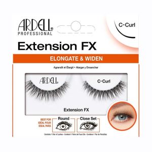 Ardell Professionals Extension FX C Curl False Eye Lashes to Elongate & Widen Eyes 1 ea