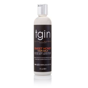 Thank God It's Natural (tgin) Sweet Honey Hair Milk with Honey and Agave Nectar, 8 oz, Moisturizing"