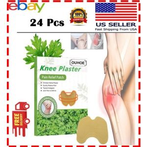 24PCS Flexiknee Natural Knee Pain Patch, Knee Joint Pain Relief Patch USA FAST