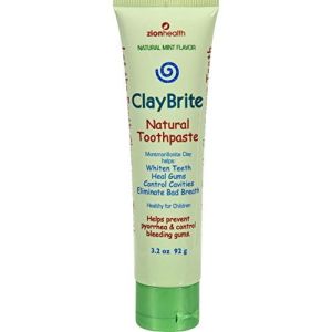 Zion Health Claybrite Original Toothpaste 3.2 oz Paste