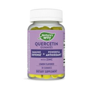 Nature's Way Quercetin Gummies With Zinc Immune Defense Lemon Flavoured 30 Gummies