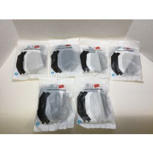 Hanes Fabric Face Coverings 30 Ct White Gray Black Free Shipping