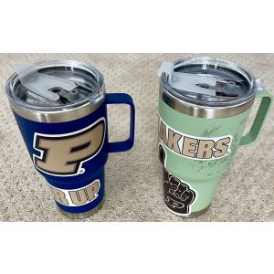 PURDUE UNIVERSITY Temperature Control Smart Mugs (2 for 1) Blue & GreenCups 28oz