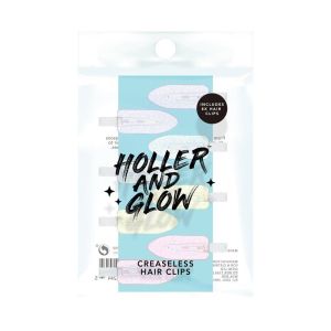 Holler and Glow Creaseless Hair Clips - Mixed Pastel - 8ct