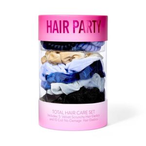 Scrunchie and Hair Tie Gift Set - Hair Party - 15ct