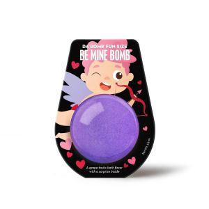 Da Bomb Bath Fizzers Be Mine Grape Bath Bomb - 3.5oz