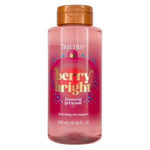 Tree Hut Berry Bright Foaming Gel Body Wash - 18 Fl Oz