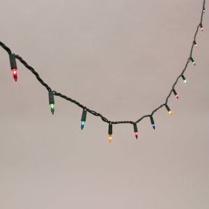 Philips 100ct Incandescent Smooth Heavy Duty Mini Christmas String Lights Multicolor with Green Wire