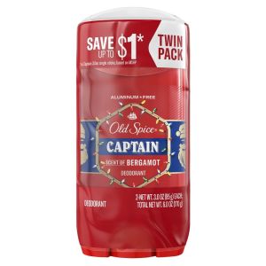 Old Spice Limited Edition Captain Deodorant Gift Set - 2.6oz/2pk