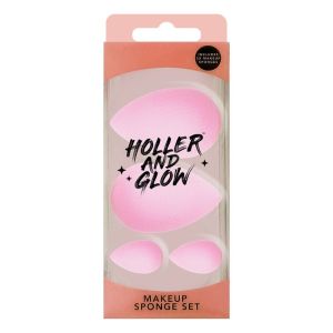 Holler and Glow Makeup Sponge Set - 4ct