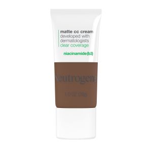 Neutrogena Clear Coverage Flawless Matte CC Cream, Truffle, 1 oz"