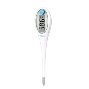 Vicks Digital Oral Thermometer, All Ages, White, V901F"